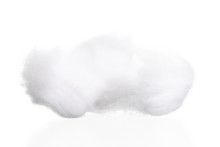Cotton Wool Isolate On White Background