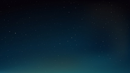 night shining starry sky, space background with stars. vector illustration.