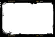 © Thomas Bethge - large format film sheet negative, 6 x 9 centimeters, empty grunge style photo frame,vector