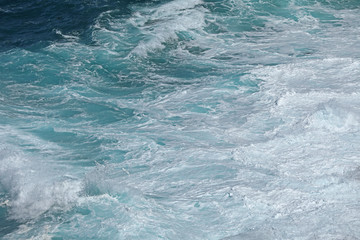  Meer Ozean Meerwasser mit verschiedenen Wasserfarben