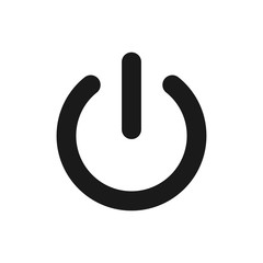 Power off icon. Power on icon. On-Off icon vector illustration