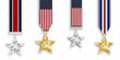 © angelmaxmixam - Medal of honor. Silver star. Memorial day. National holiday of the USA. Vector illustration.
