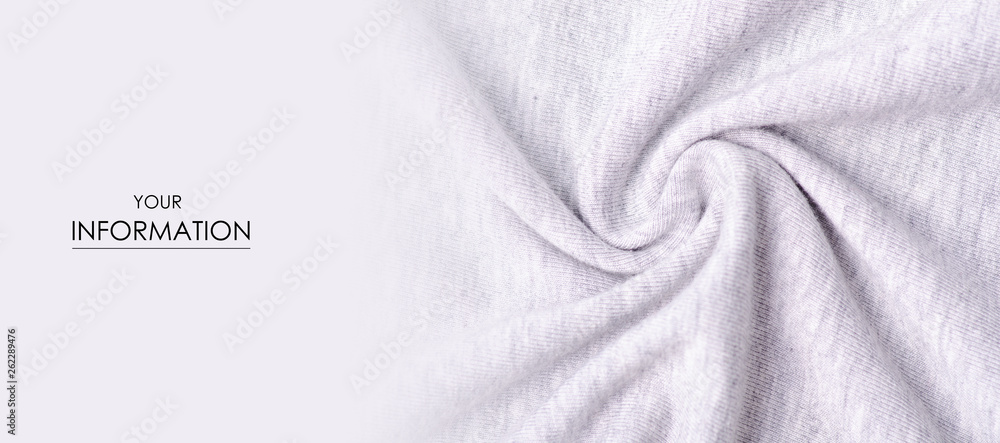 White gray fabric material textile texture pattern macro blur background - obrazy, fototapety, plakaty 