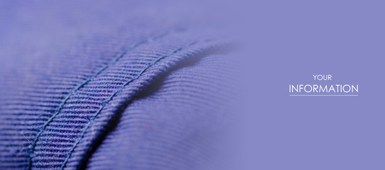 Blue fabric texture textile cloth material pattern blur background macro