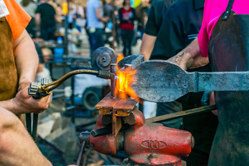 Old fashioned blacksmith.