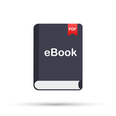 Wall Mural - download book. e-book marketing, content marketing, ebook download. vector illustration.
