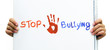 text in english written stop bullying