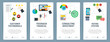 © Cifotart - Web banners concept in vector with customer testimonials, feedback financial, consulting investment and rating system. Internet website banner concept with icon set. Flat design vector illustration.