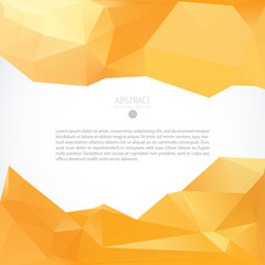 Wall Mural - red triangle background banner brochure template