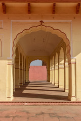 Wall Mural - Arch of Subhat Niwas in Jaigarh Fort. Jaipur. India