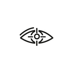 Sticker - Target eye line icon