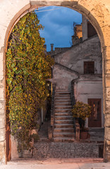  Courtyard in An Ancient Medieval City in Southern Italy