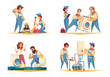 © Macrovector - Plumber Work Cartoon Concept