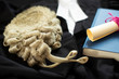 © Daisy Daisy - Legal Concept Still Life Of Barristers Wig With Gown And Brief
