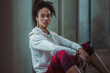 © Jacob Lund - Urban runner resting after training
