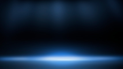 Wall Mural - empty black studio room. dark background. abstract dark empty studio room texture. product showcase 