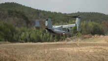 Bell Boeing V-22 Osprey Arriving In Open Field