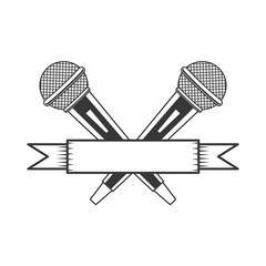 Sticker - microphone sound icon