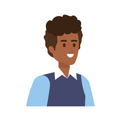 Sticker - young black man avatar character