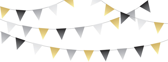 Wall Mural - Sweet party pennants