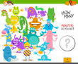 © Igor Zakowski - count cartoon monsters educational game