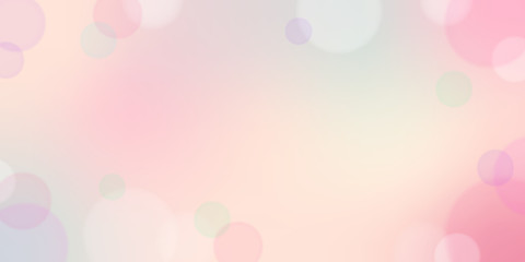 Colorful vector illustration with soft bokeh effect, abstract background. Vector EPS 10.