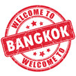 Welcome to Bangkok vector stamp