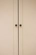 Close white door and black handle