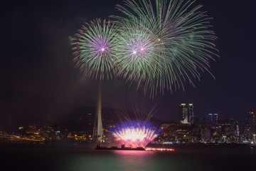 Canvas Print - Fireworks Contest Macao