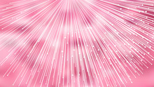 Abstract Shiny Pink Burst Lines Background