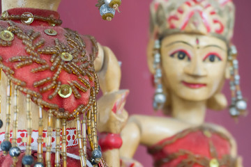 Wayang golek, trsditional Indonesian puppets