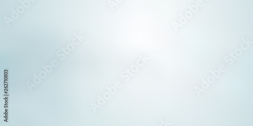 Photo Abstract light blue blurred background horizontal panoramic web banner