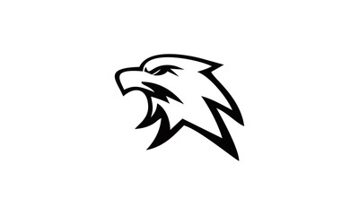 Sticker - eagle head logo