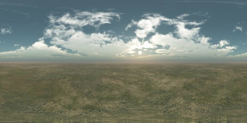  HDRI, environment map , Round panorama, spherical panorama, equidistant projection, panorama 360, Earth and sky