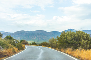 Mountain roads of Crete