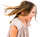 © _jure - Little girl child yelling, shouting and screaming with bad manners.