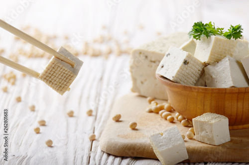 Soy Bean Curd Tofu In Wooden Bowl On White Wooden Kitchen Table Non Dairy Alternative Substitute For Cheese Place For Text Buy This Stock Photo And Explore Similar Images At Adobe Stock,Painting Baseboards With Carpet