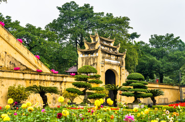 Sticker - Doan Mon, the main gate of Thang Long Imperial Citadel in Hanoi, Vietnam