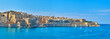 Panorama of Grand Harbour and Valletta fortifications, Malta