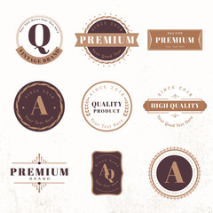 Wall Mural - logo design templates