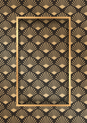 Wall Mural - gatsby patterned frame