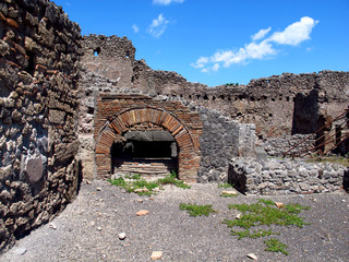 Sticker - Pompeii, ancient Roman city, Italy