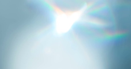 Wall Mural - Diamond Rainbow Sparkles. Loop. The light passes through the facets of a slowly rotating diamond and creates repetitive sparkling highlights and rainbow colors