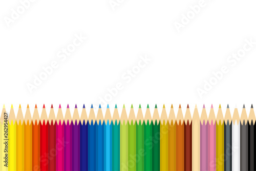 規則正しく並んだ色鉛筆の背景 色鉛筆セット Colored Pencils Set 白背景 ベクターデータ Stock Vector Adobe Stock 規則正しく並んだ色鉛筆の背景 色鉛筆セット Colored Pencils Set 白背景 ベクターデータ Stock Vector Adobe Stock