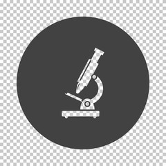 Wall Mural - School microscope icon