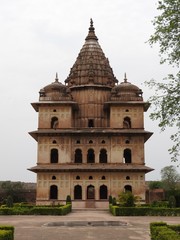 Wall Mural - Royal cenotaphs of rulers of Orchha. Madhya Pradesh, India.