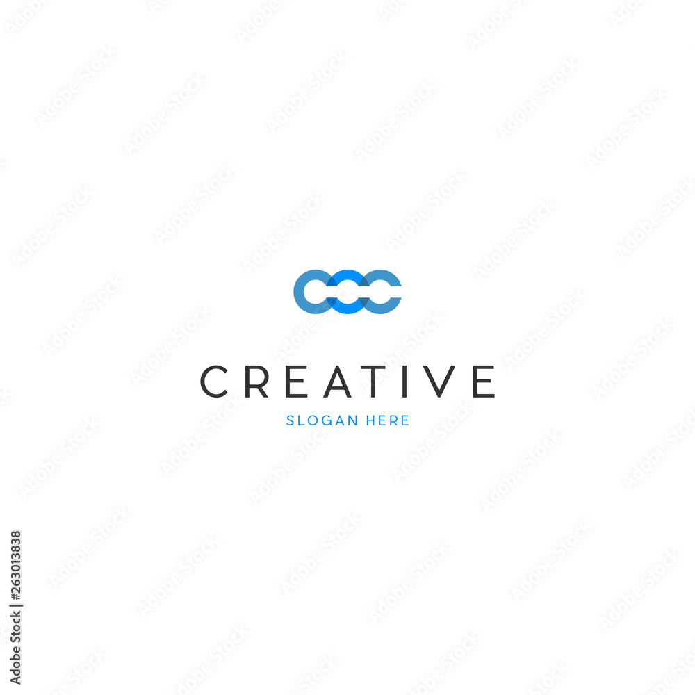 Letter CCC Group Abstract Creative Logo Design Template, CCC letter Design,  Monogram, Word mark, Abstract Logo Design, Crypto logo Design Stock Vector  | Adobe Stock