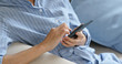 © leungchopan - Woman use mobile phone for online