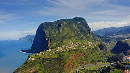 Fototapete - Beautiful mountain landscape of Faial, Madeira island, Portugal. 