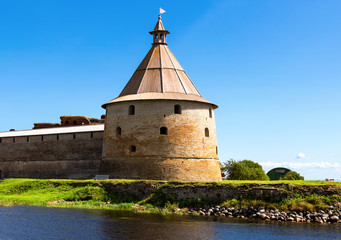 Canvas Print - Historical Oreshek fortress is an ancient Russian fortress